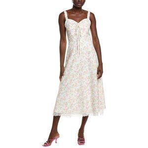 Ipponelli Womens  Midi Dress, White